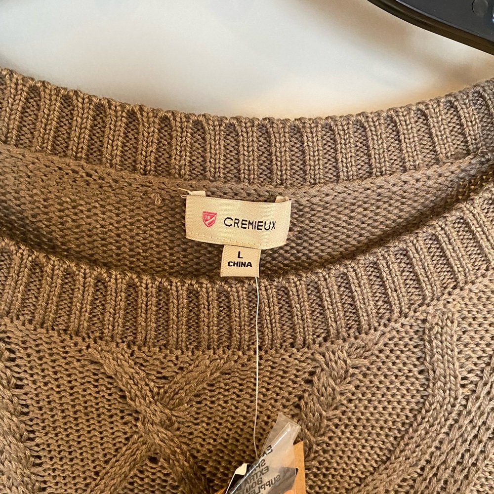 Sweater dress new with tags size large